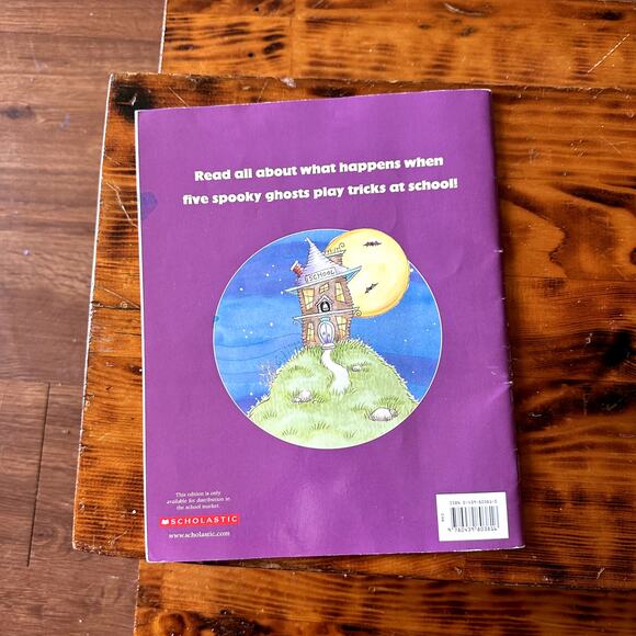Scholastic Five Spooky Ghosts Playing Tricks At School Paperback Book - Picture 7 of 8